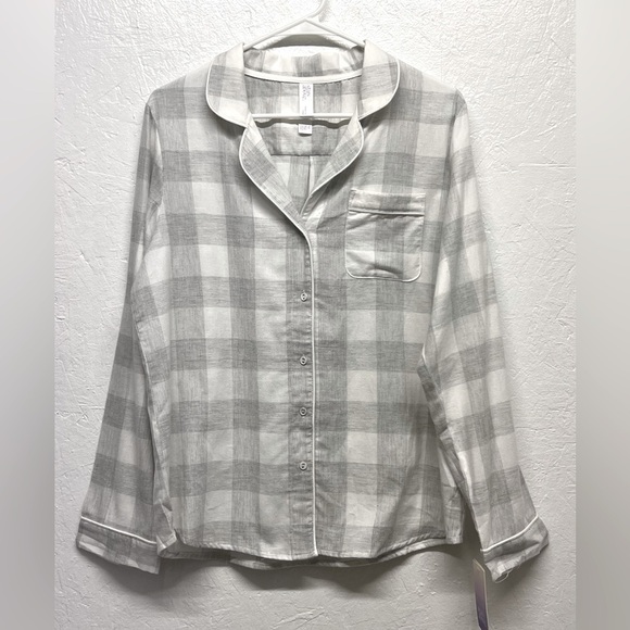 Women's - Stars Above - Perfectly Cozy Flannel Pajama Top - Picture 1 of 6